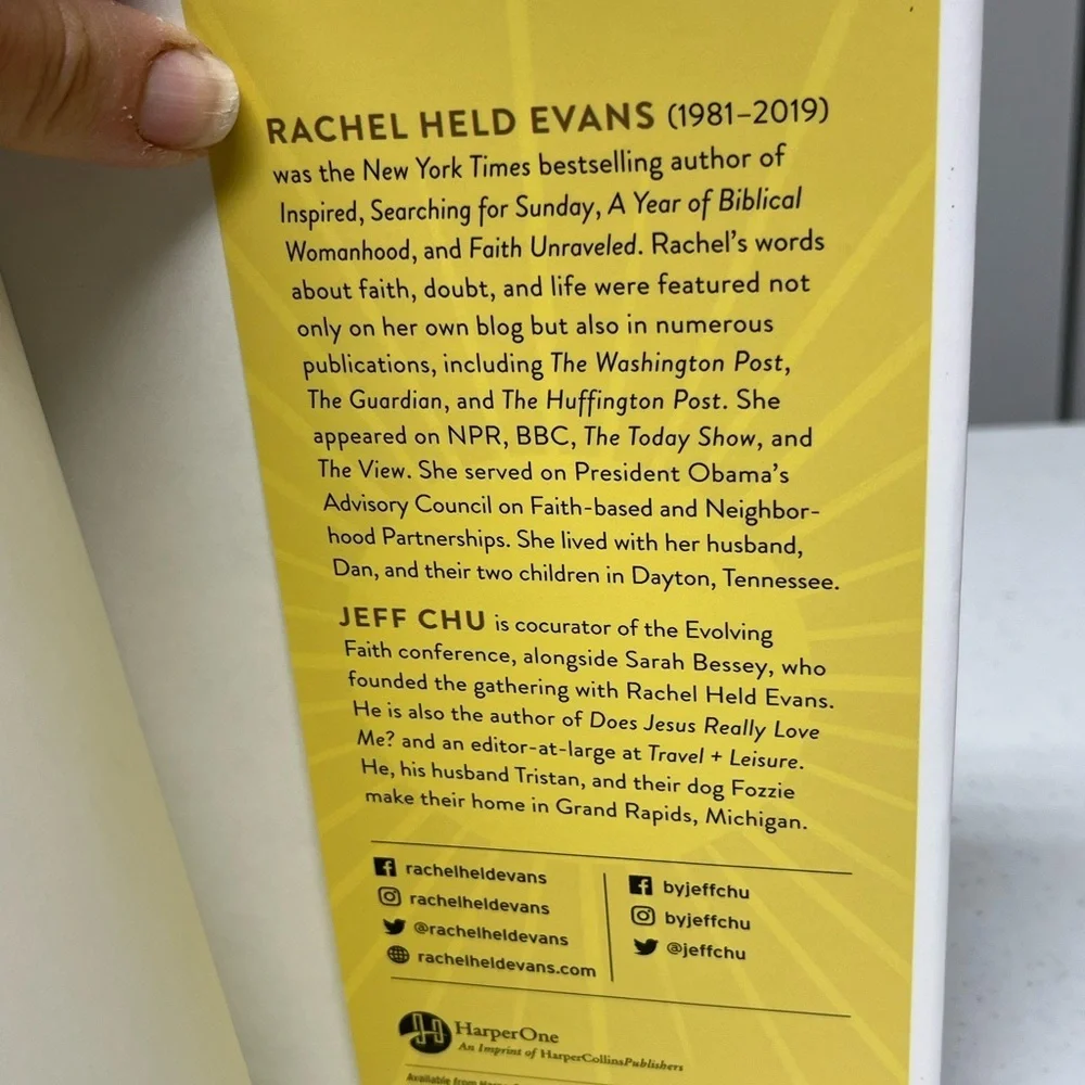 Wholehearted Faith Book by Rachel Held Evans